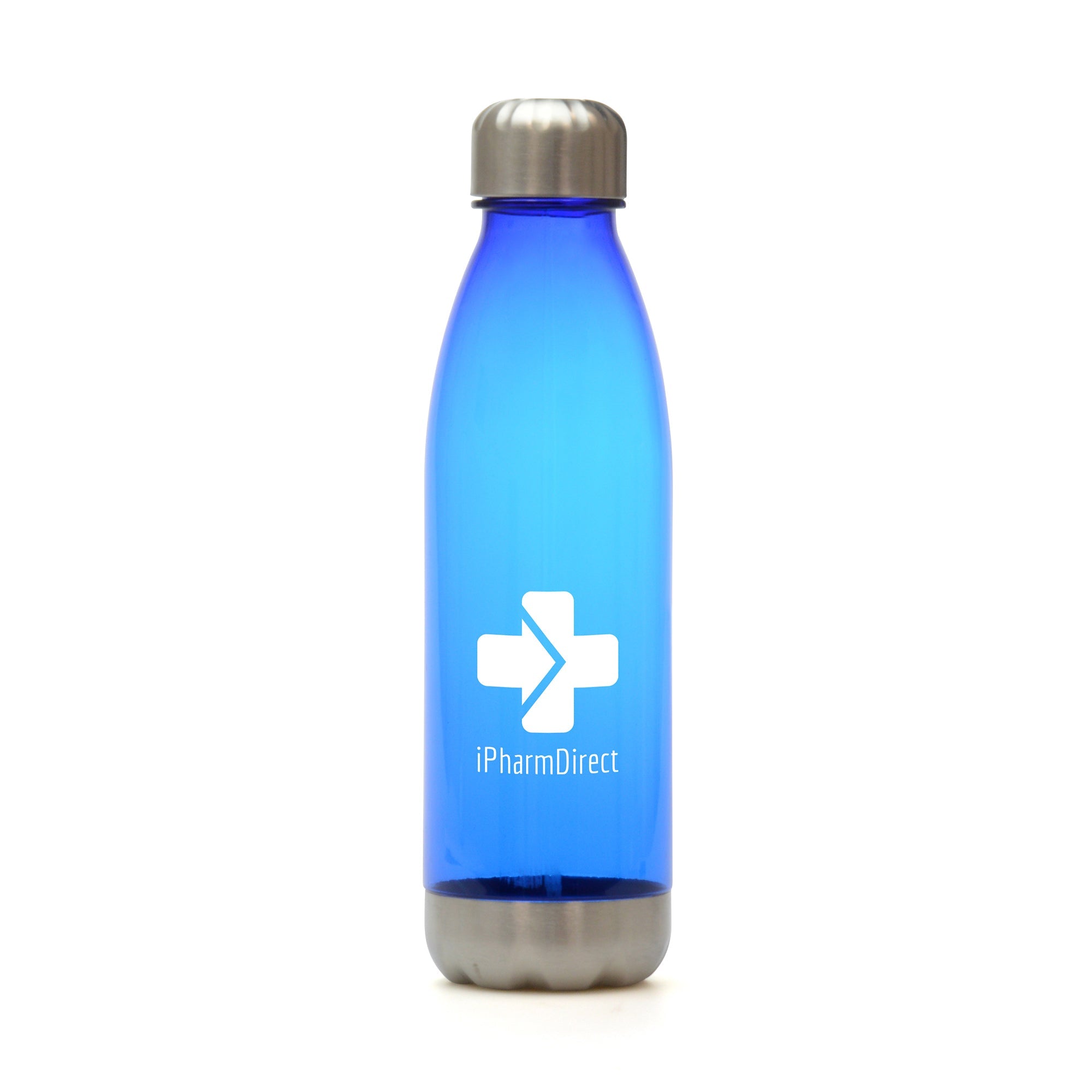 Revive 650ml plastic drinks bottle Silver lid and base