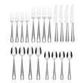 Geo Mirror 20 Piece Flatware Set