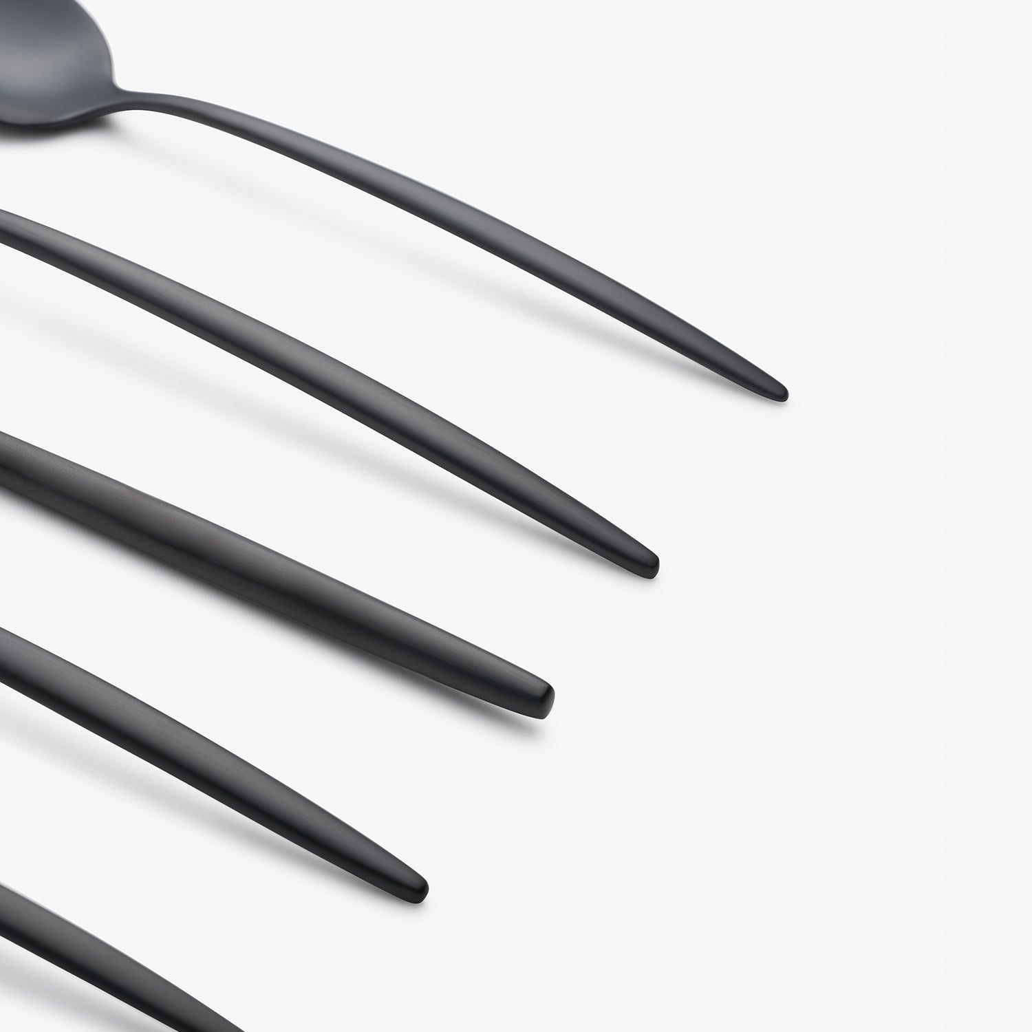 Gaze Black Satin 20 Piece Flatware Set