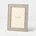 Sitting Pretty 5 X 7 Silver Glitter Frame