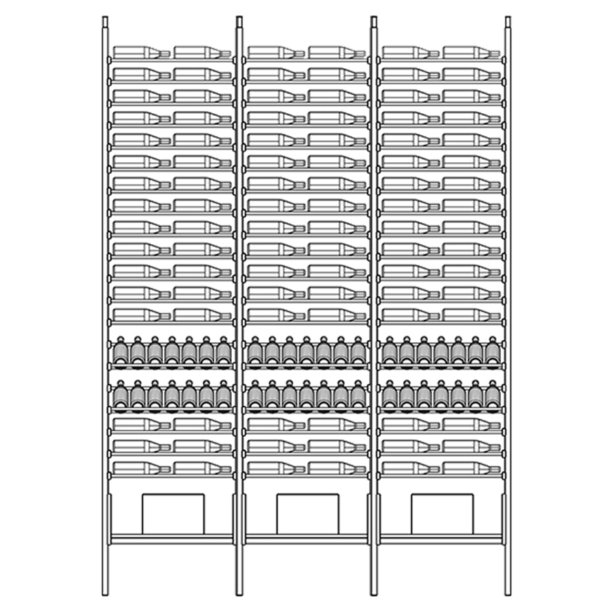 Premier Cru Modern - Ensemble - Double Double Double (57 1/4 Wide) - 2 Bottles Deep