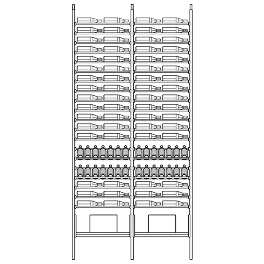 Premier Cru Modern - Ensemble - Double Double (57 1/4 Wide) - 2 Bottles Deep