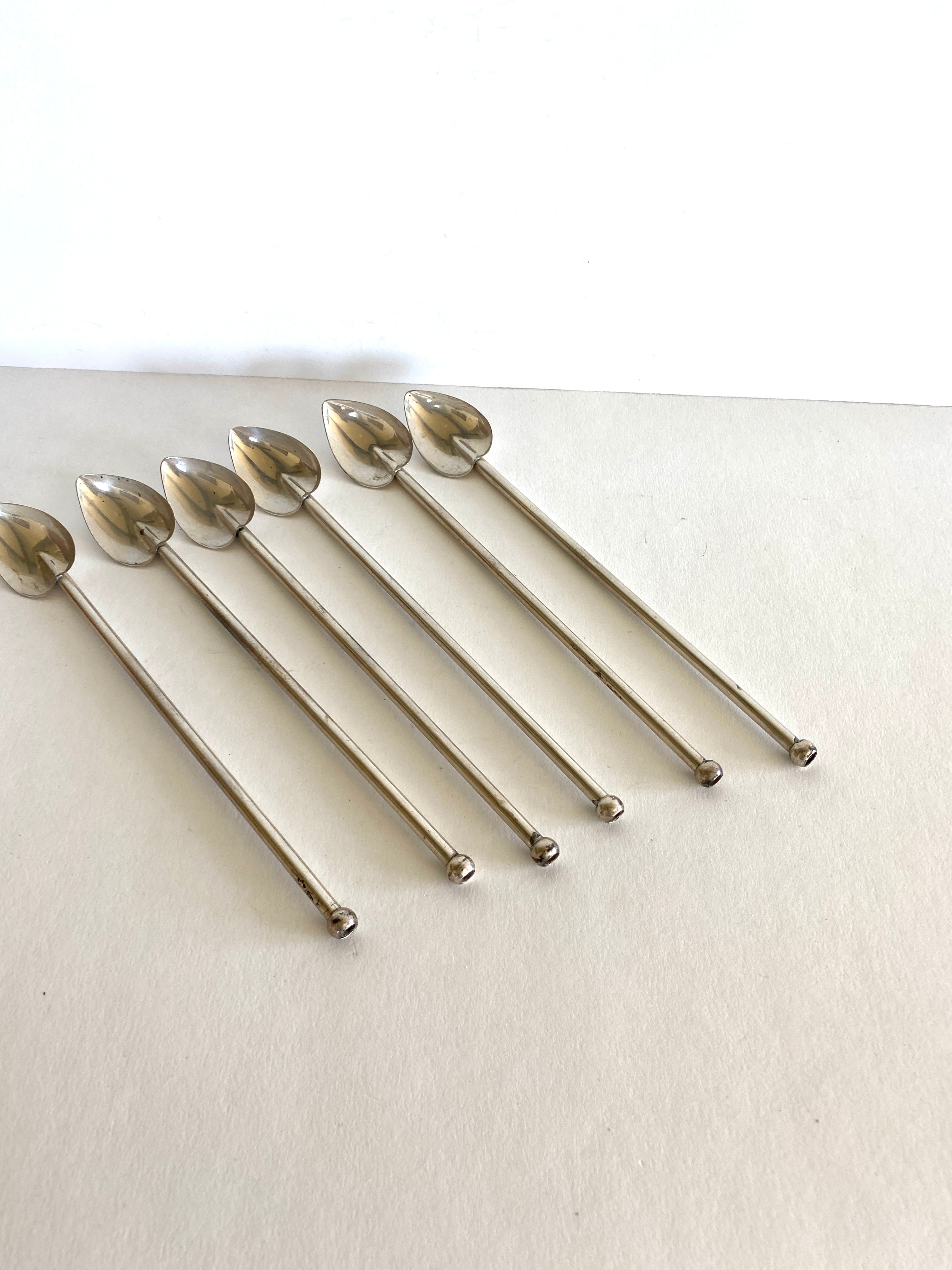 Vintage Sterling Silver Julep Spoons