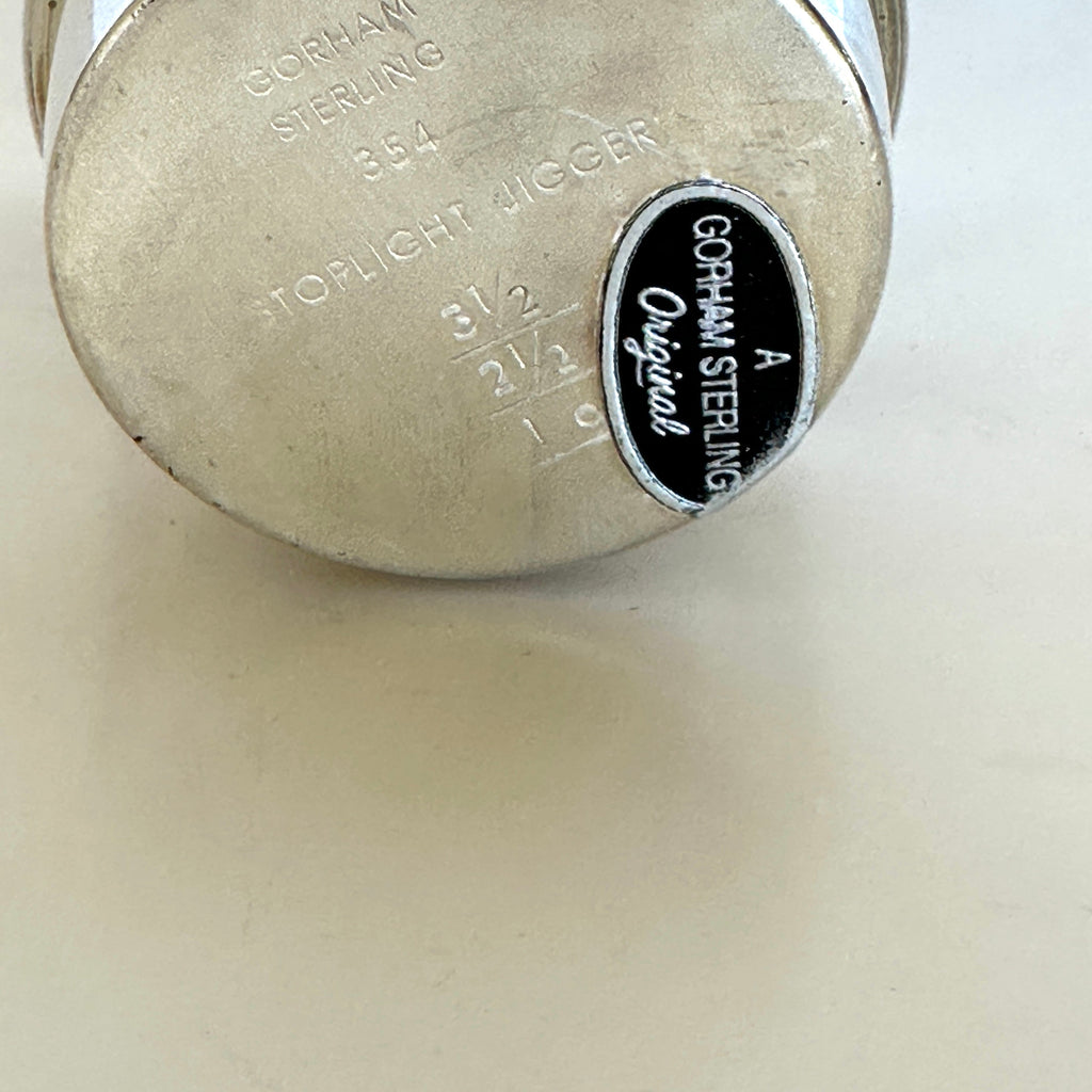 Gorham Stoplight Jigger Sterling Silver New Old Stock