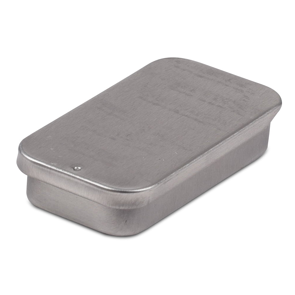 Small Silver Slide Top Tin