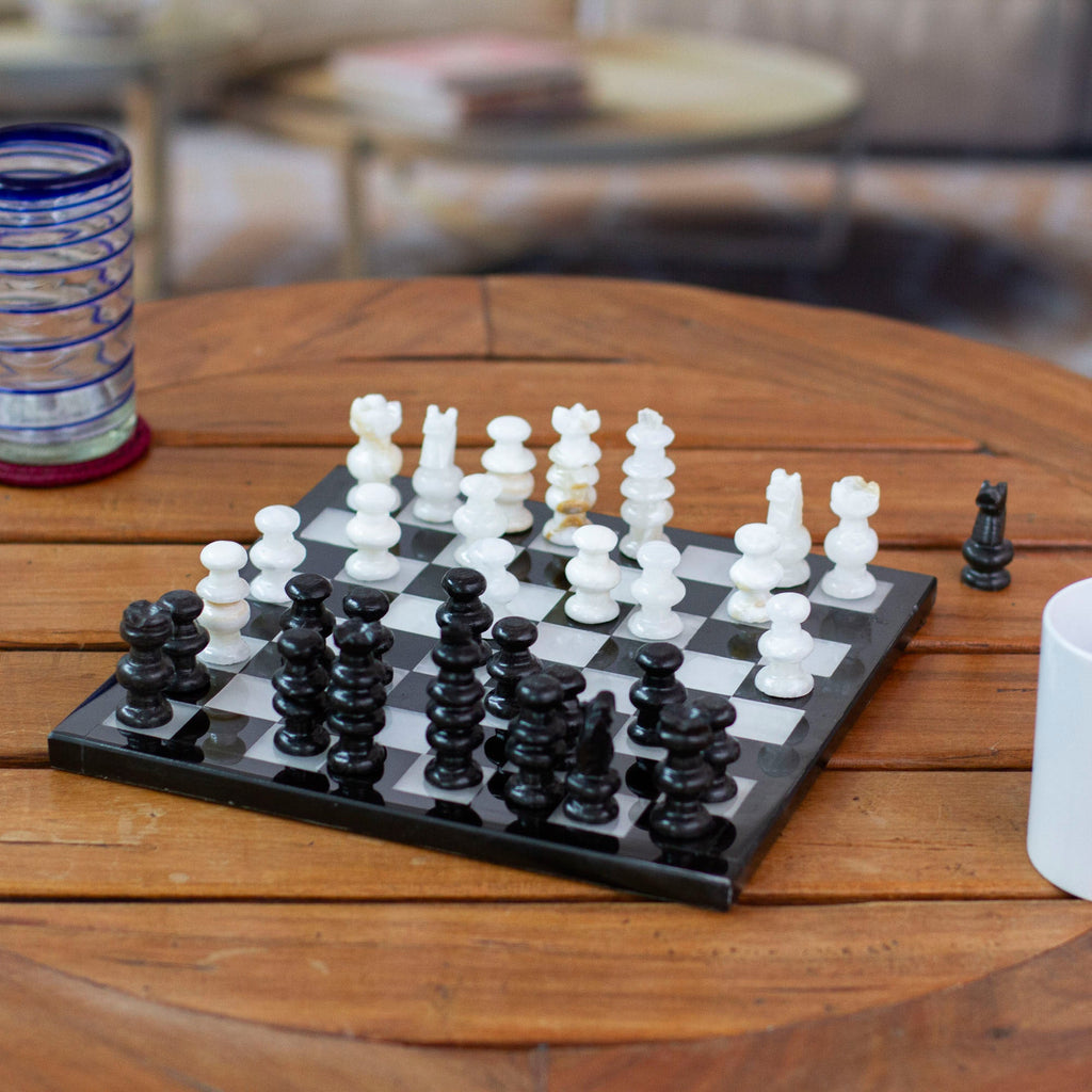 Collectible Stone Chess Set - Triumph