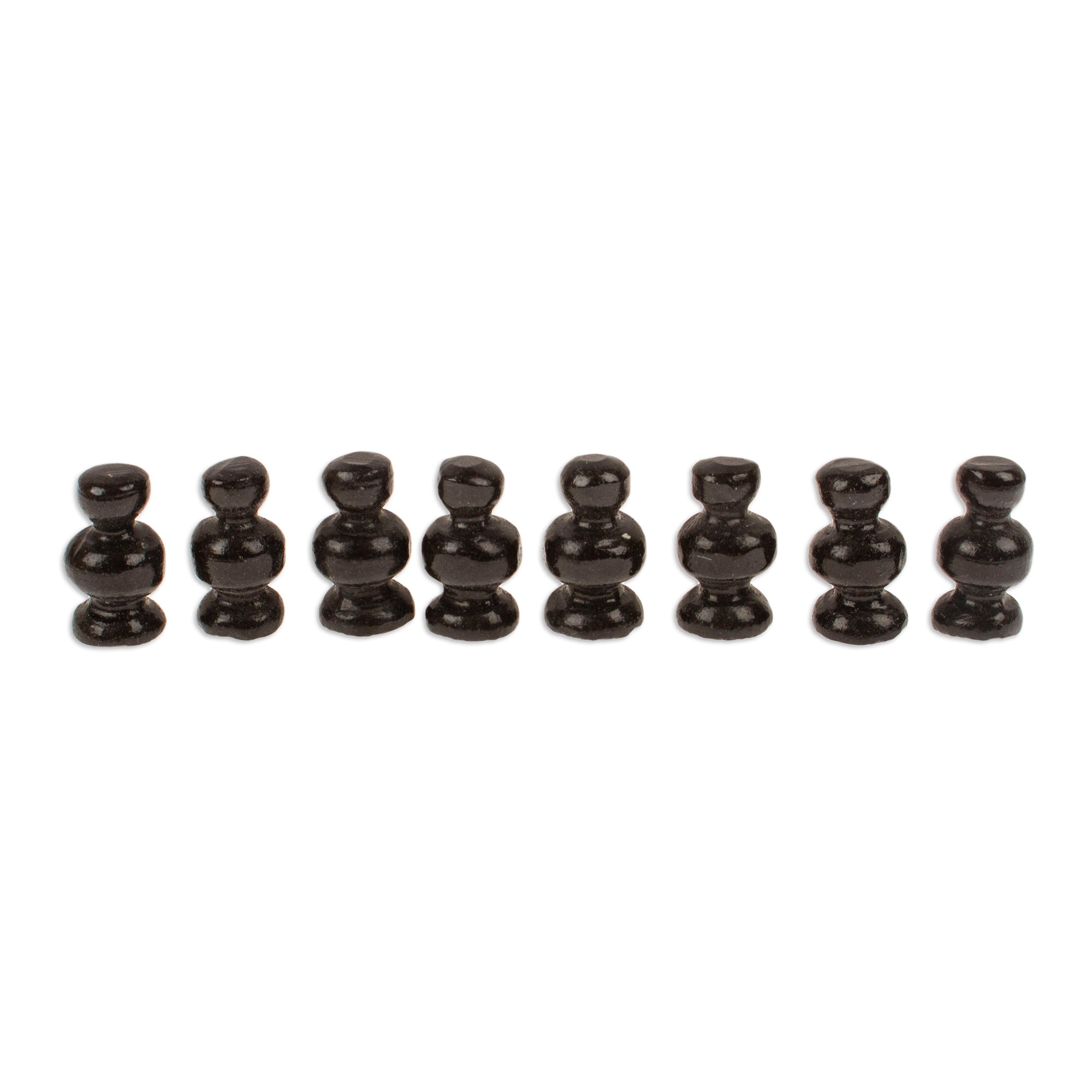 Onyx and Marble Chess Set in Black and Ivory (5 in.) - Black and Ivory Challenge