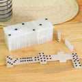 Ivory Onyx Domino Set from Mexico (6 Inch) - Relaxing Game