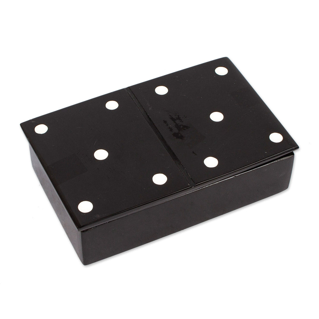 28-Piece Marble Domino Game With Storage Box Mexico - Mexican Family Night